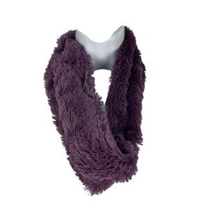 Plush Infinity Scarf Faux Fur Winter Neck Warmer Lined For Cold Weather
